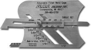 Adjustable-Fillet-Weld-Gage